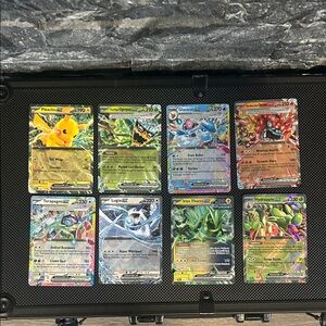Pokemon lot of 8 EX Holo cards from the Prismatic Evolutions Set M/NM